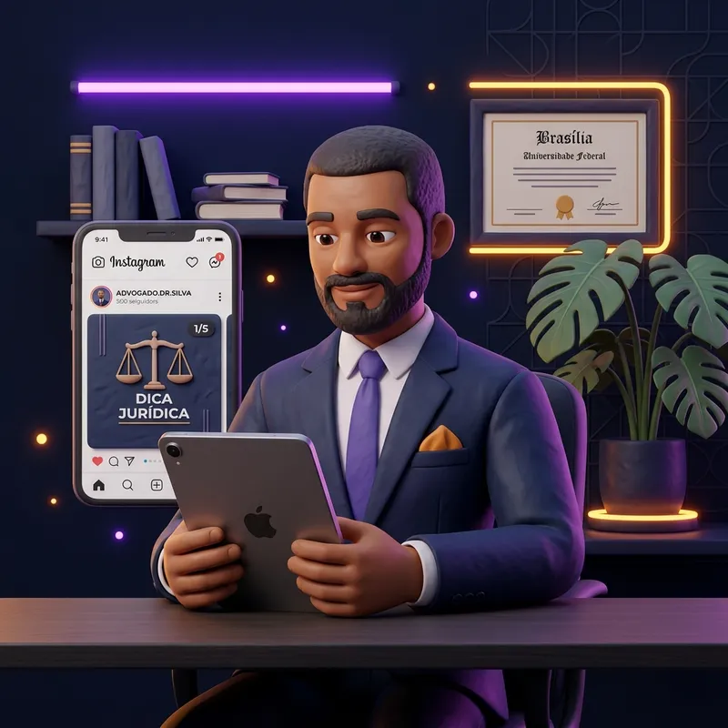 Profissional liberal construindo autoridade online